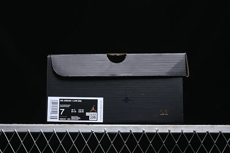 All categories Air Jordan Jordan series basketball shoes Air Jordan 1 Low Air Jordan 1 Low AJ1 Joe 1 black wine red metal flying wings DB6491-600